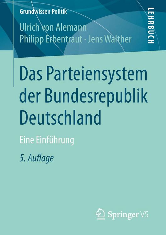 Produktbild: Das Parteiensystem derBundesrepublik Deutschland