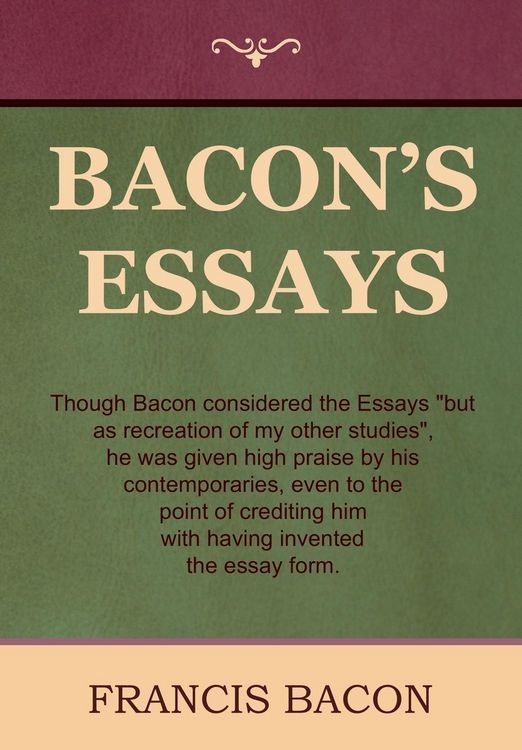 Produktbild: Bacon's Essays