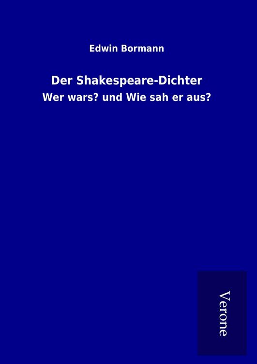 Produktbild: Der Shakespeare-Dichter