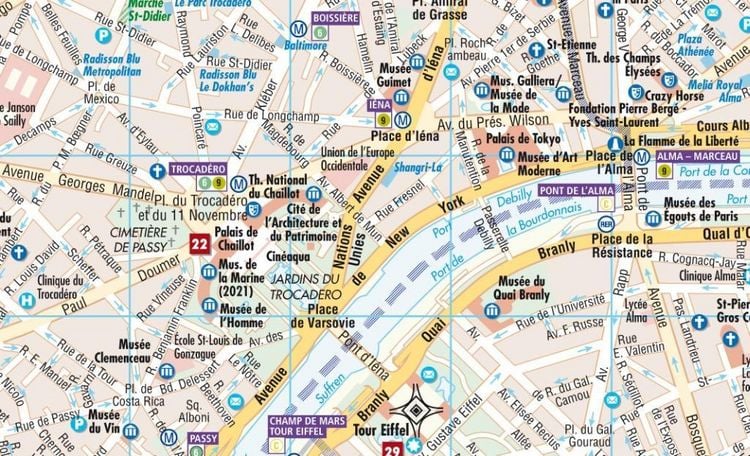 Produktbild: Paris, Borch Map