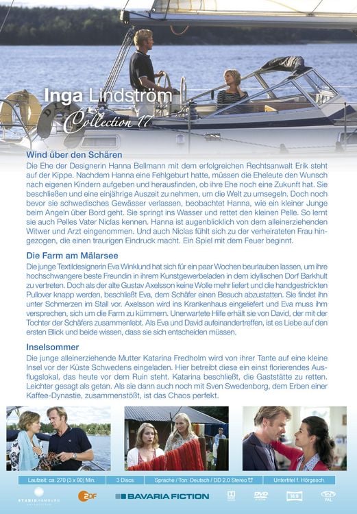 Produktbild: Inga Lindstr&ouml;m Collection 17 [3 DVDs]