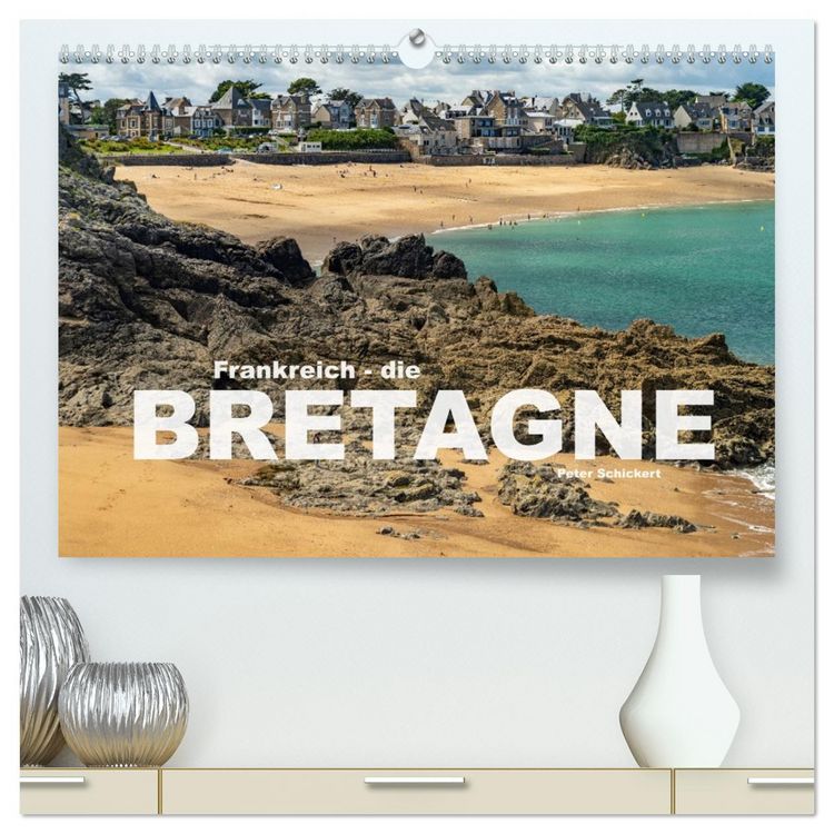 Produktbild: Frankreich - die Bretagne (hochwertiger Premium Wandkalender 2026 DIN A2 quer), Kunstdruck in Hochglanz