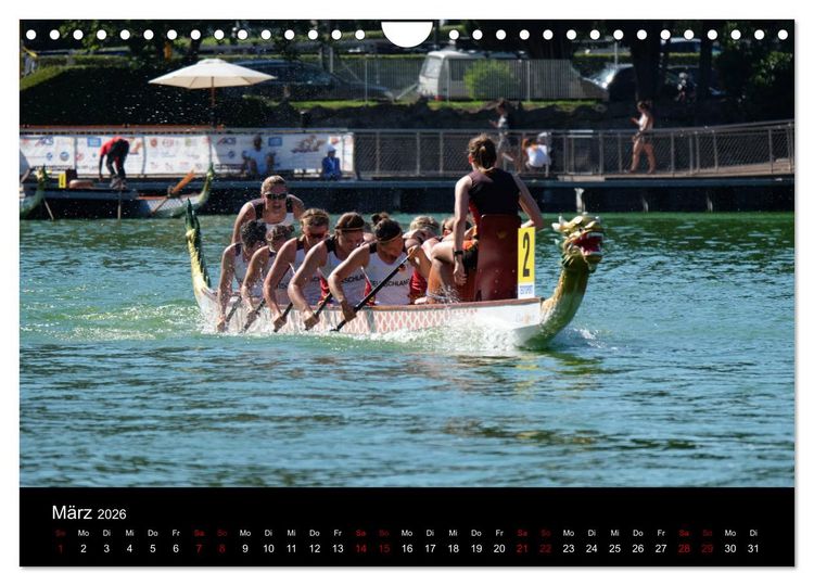 Produktbild: Drachenboot - MissionRome (Wandkalender 2026 DIN A4 quer), CALVENDO Monatskalender