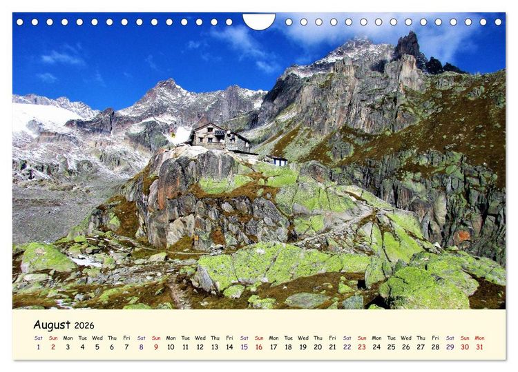 Produktbild: Switzerland and its majestic Alps (Wall Calendar 2026 DIN A4 landscape), CALVENDO 12 Month Wall Calendar
