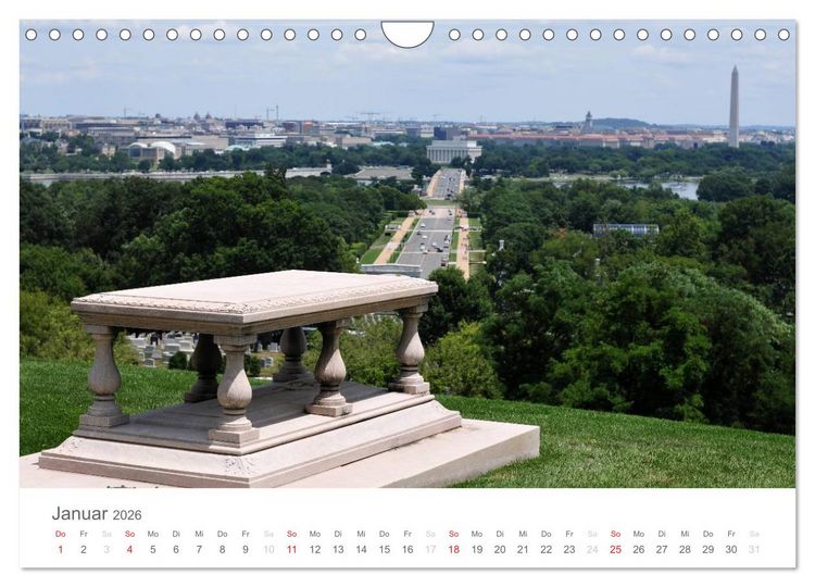 Produktbild: Washington im Auge des Fotografen (Wandkalender 2026 DIN A4 quer), CALVENDO Monatskalender