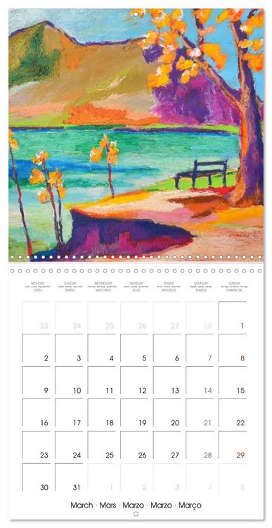 Produktbild: Autumn paintings (Wall Calendar 2026 12 &times; 12 Inch) CALVENDO 12 Month Wall Calendar