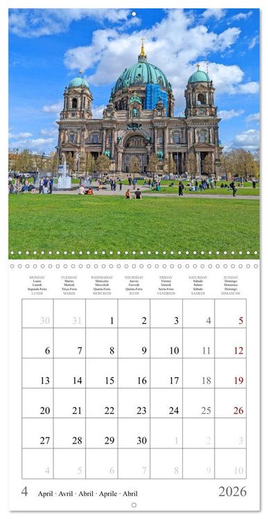 Produktbild: A Journey Through Germany (Wall Calendar 2026 12 &times; 12 Inch) CALVENDO 12 Month Wall Calendar