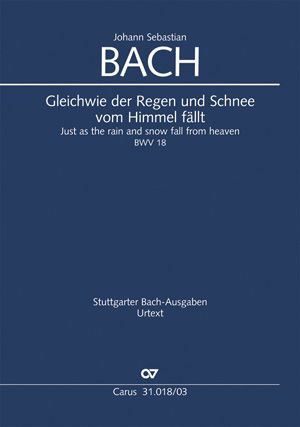 Produktbild: Gleichwie der Regen und Schnee vom Himmel f&auml;llt (Klavierauszug)