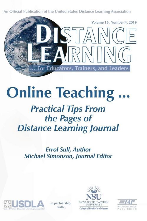 Produktbild: Distance Learning Vol 16 Issue 4