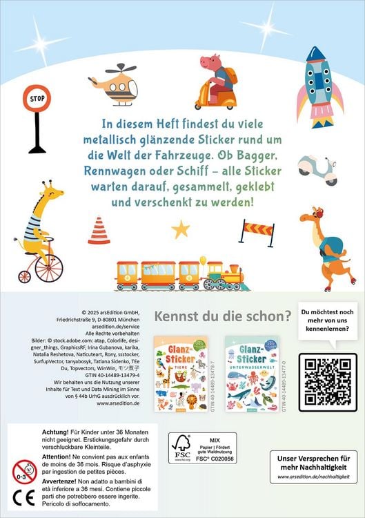 Produktbild: Glanz-Sticker &ndash; Fahrzeuge