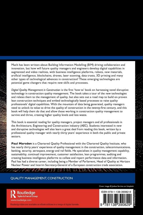 Produktbild: Digital Quality Management in Construction
