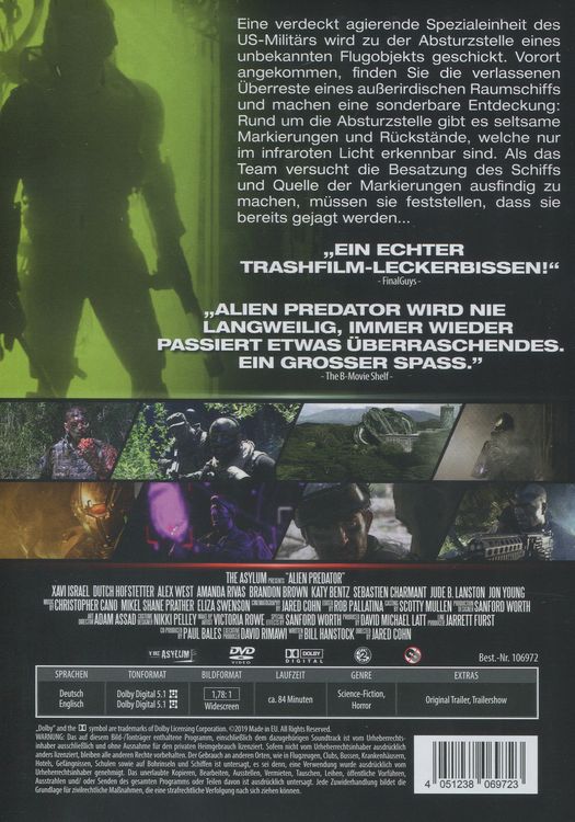 Produktbild: Alien Predator - Hunting Season