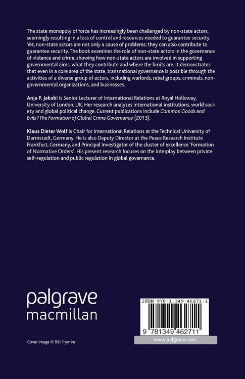 Produktbild: The Transnational Governance of Violence and Crime