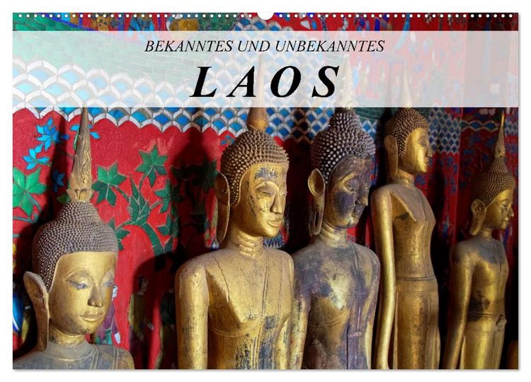 Produktbild: Bekanntes und Unbekanntes Laos (Wandkalender 2027 DIN A2 quer), CALVENDO Monatskalender