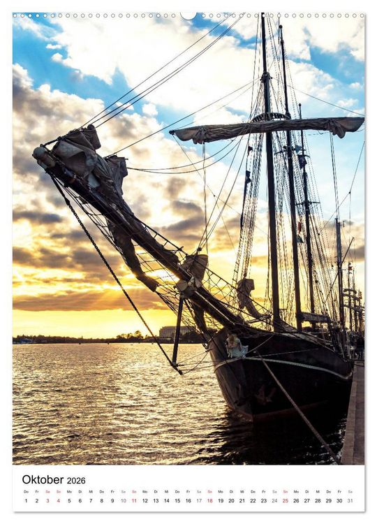 Produktbild: Wilhelmshaven Impressionen (hochwertiger Premium Wandkalender 2026 DIN A2 hoch), Kunstdruck in Hochglanz