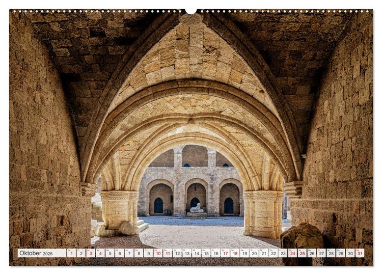 Produktbild: Rhodos und Symi (hochwertiger Premium Wandkalender 2026 DIN A2 quer), Kunstdruck in Hochglanz
