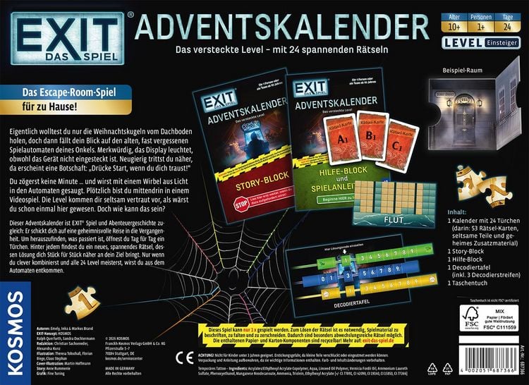 Produktbild: EXIT&reg; - Das Spiel - Adventskalender: Das versteckte Level