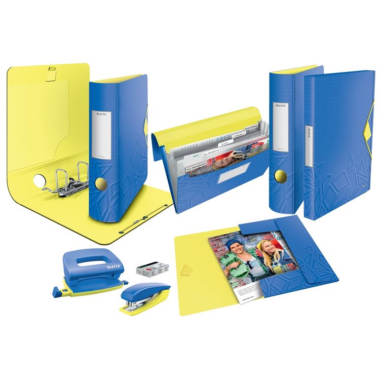 Produktbild: LEITZ Eckspannermappe UrbanChic blau DIN A4