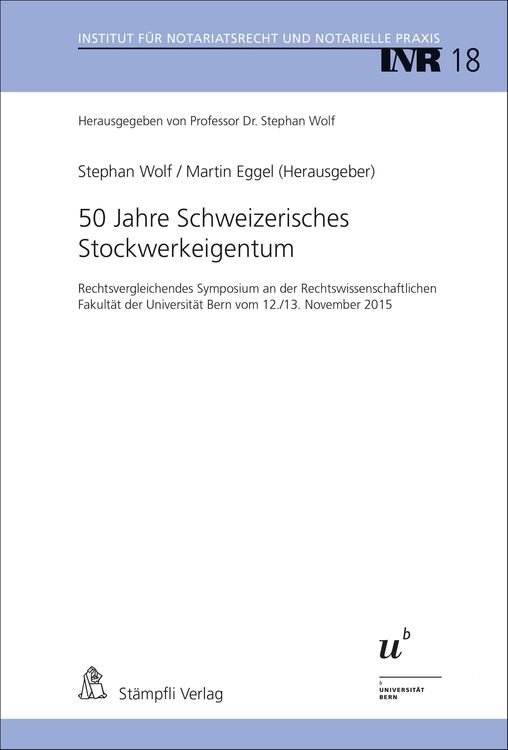 Bild vom Artikel 50 Jahre Schweizerisches Stockwerkeigentum vom Autor Stephan Wolf
