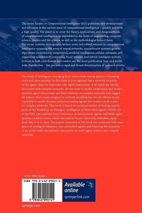 Produktbild: Emergent Intelligence of Networked Agents