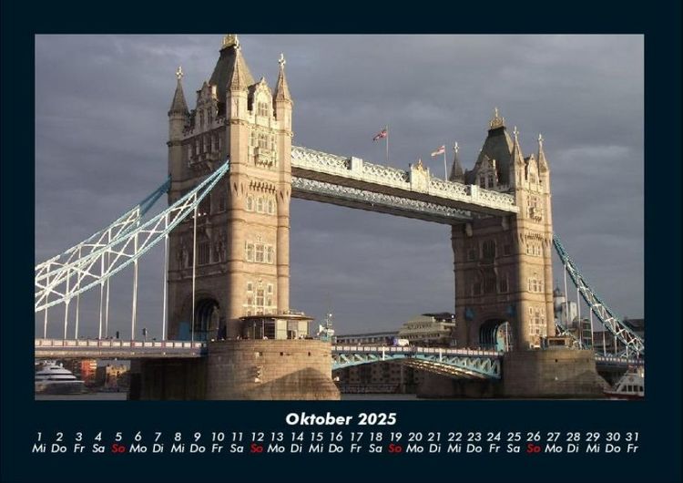 Produktbild: London 2025 Fotokalender DIN A4