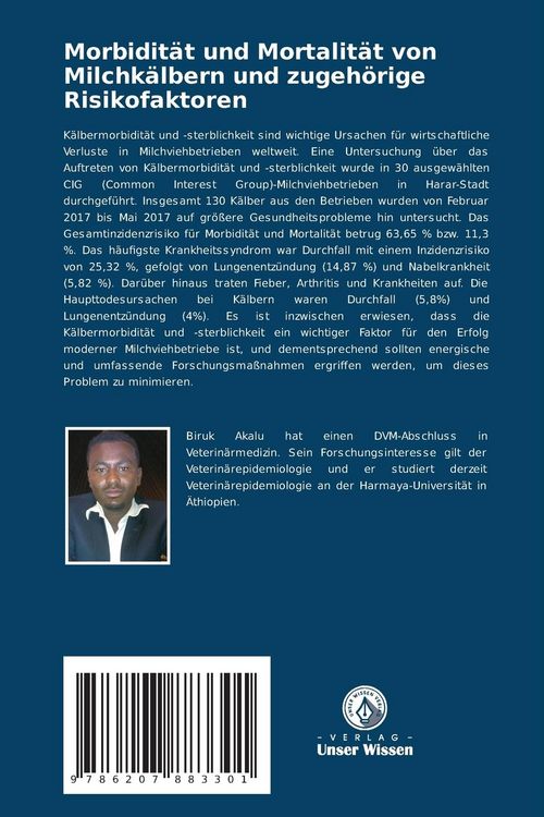Produktbild: Morbidit&auml;t und Mortalit&auml;t von Milchk&auml;lbern und zugeh&ouml;rige Risikofaktoren