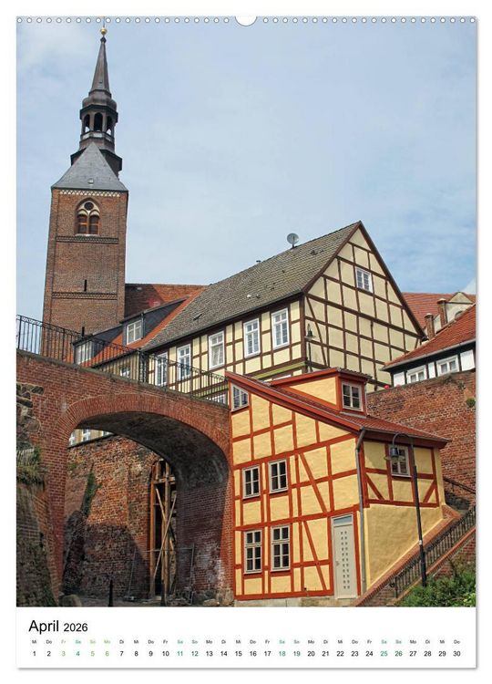 Produktbild: Tangerm&uuml;nde - Stadt an der Elbe (hochwertiger Premium Wandkalender 2026 DIN A2 hoch), Kunstdruck in Hochglanz