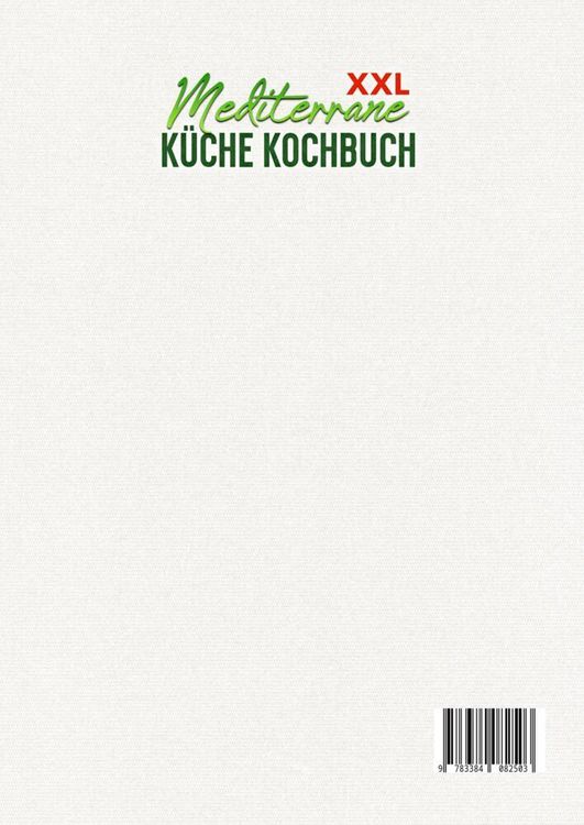 Produktbild: XXL Mediterrane K&uuml;che Kochbuch