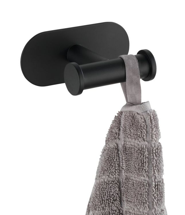 Produktbild: Turbo-Loc&reg; Wandhaken Mod. Orea Duo Black Matt, Befestigen ohne bohren