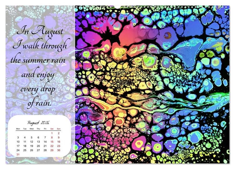 Produktbild: Your year filled with mindfulness (High Quality Premium Wall Calendar 2026 DIN A2 landscape),CALVENDO 12 Month Wall Calendar
