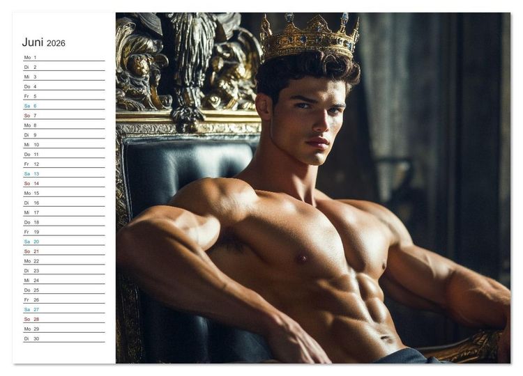 Produktbild: Prinz der Lust (Wandkalender 2026 DIN A3 quer), CALVENDO Monatskalender