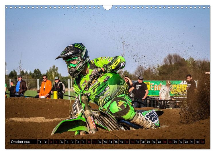 Produktbild: Motocross Racing 2026 (Wandkalender 2026 DIN A3 quer), CALVENDO Monatskalender