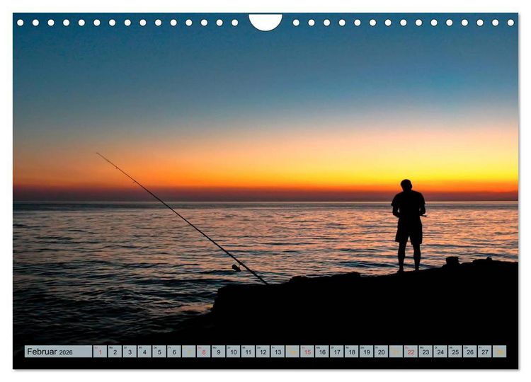 Produktbild: Angeln - meine Leidenschaft (Wandkalender 2026 DIN A4 quer), CALVENDO Monatskalender
