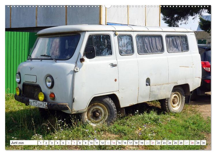 Produktbild: Auto-Legende UAZ-452 - Russlands Brotlaib auf R&auml;dern (Wandkalender 2026 DIN A2 quer), CALVENDO Monatskalender