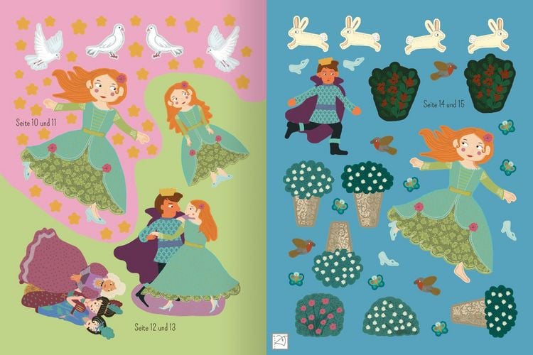 Produktbild: Mein Lieblingsm&auml;rchen-Stickerbuch &ndash; Aschenputtel