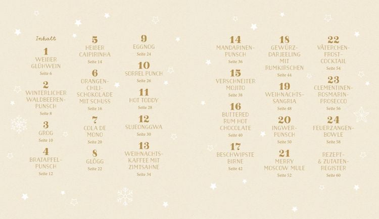 Produktbild: 24 Drinks bis Weihnachten