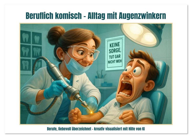 Produktbild: Beruflich komisch &ndash; Alltag mit Augenzwinkern (Wandkalender 2026 DIN A4 quer), CALVENDO Monatskalender