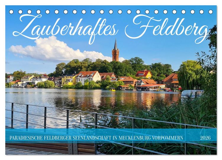 Produktbild: Zauberhaftes Feldberg (Tischkalender 2026 DIN A5 quer), CALVENDO Monatskalender
