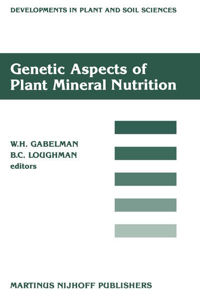 Produktbild: Genetic Aspects of Plant Mineral Nutrition
