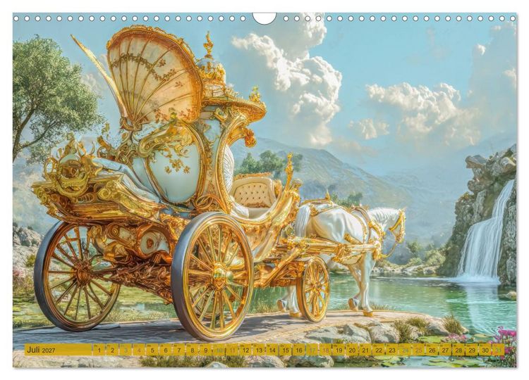 Produktbild: Kutschentr&auml;ume - Fantasiewerke (Wandkalender 2027 DIN A3 quer), CALVENDO Monatskalender