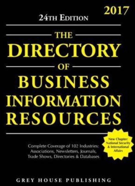 Produktbild: Directory of Business Information Resources, 2017