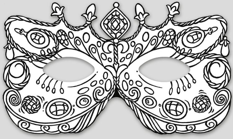 Produktbild: Feenmasken zum Ausmalen