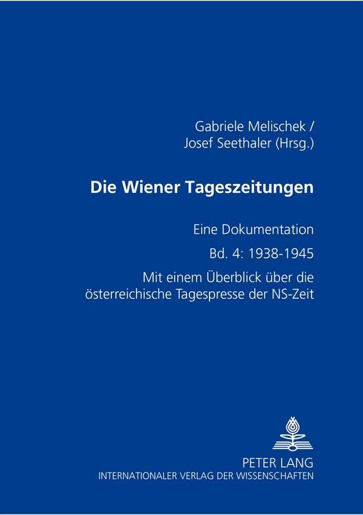 Produktbild: Die Wiener Tageszeitungen