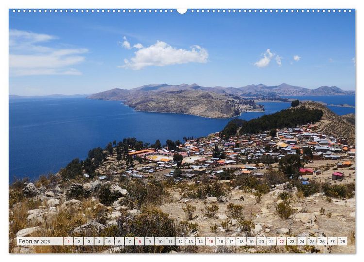 Produktbild: Bolivien - Unterwegs im Hochland (hochwertiger Premium Wandkalender 2026 DIN A2 quer), Kunstdruck in Hochglanz