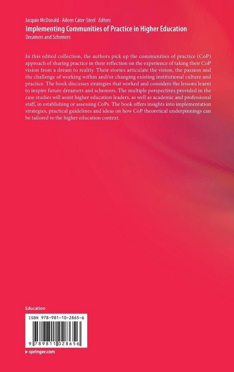 Produktbild: Implementing Communities of Practice in Higher Education