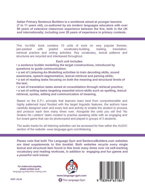 Produktbild: Italian Sentence Builders - Primary - Answer Book