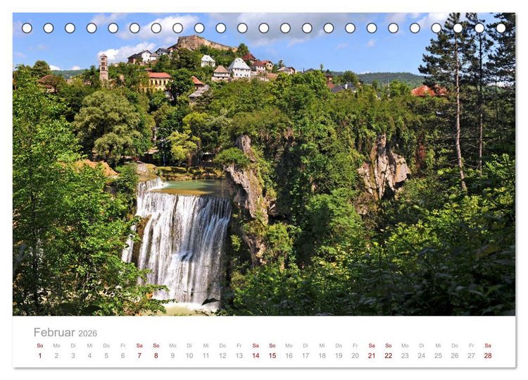 Produktbild: Kreuz und quer durch Bosnien-Herzegowina (Tischkalender 2026 DIN A5 quer), CALVENDO Monatskalender