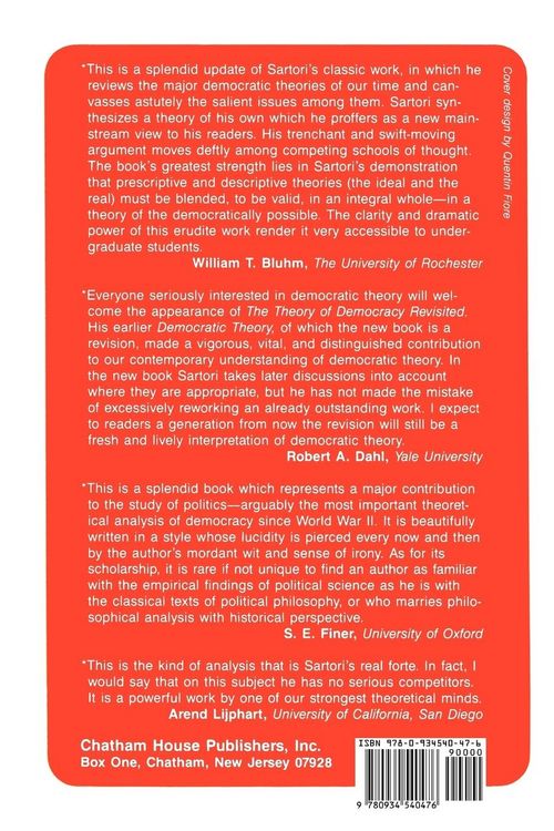 Produktbild: The Theory of Democracy Revisited - Part One
