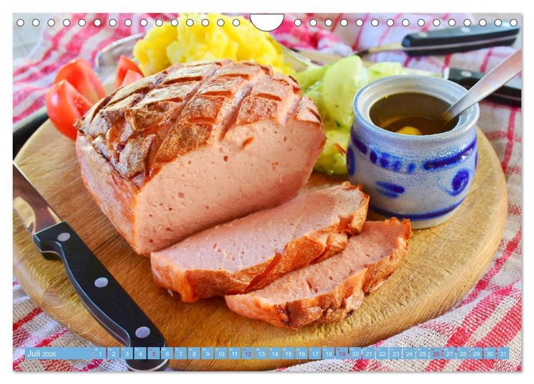 Produktbild: Brotzeit. Z&uuml;nftige Schmankerl der bayerischen Kultur (Wandkalender 2026 DIN A4 quer), CALVENDO Monatskalender
