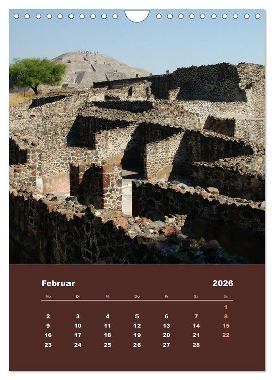Produktbild: Klassisches Mexiko (Wandkalender 2026 DIN A4 hoch), CALVENDO Monatskalender